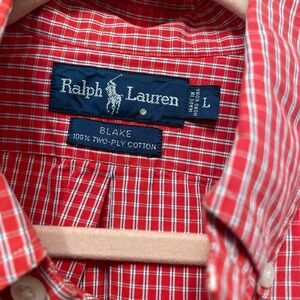 Ralph Lauren Red Men's Shirt button up